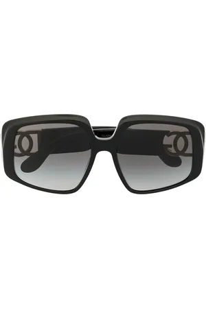 Dolce & Gabbana Lentes de sol oversize con placa del logo