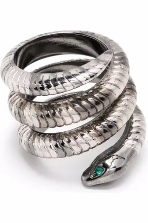 Zadig & Voltaire Anillo doble con diseño de serpiente
