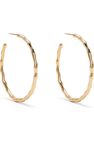 Dower and Hall Arracadas Waterfall en oro vermeil