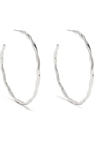 Dower and Hall Arracadas Waterfall en plata de ley