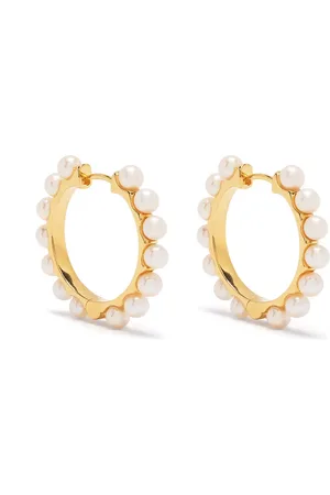 Dower and Hall Arracadas con perlas grandes