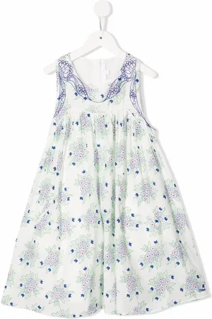 Chloé Vestido acampanado con estampado floral