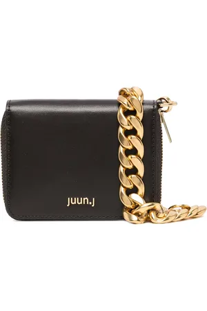 JUUN.J Cartera con placa del logo