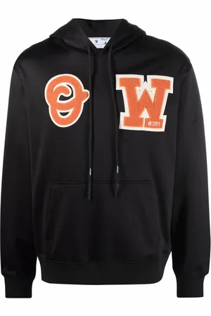 OFF-WHITE Hoodie con parche del logo