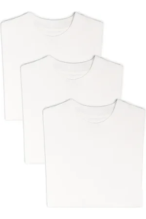 Jil Sander Pack de tres playeras con parche del logo