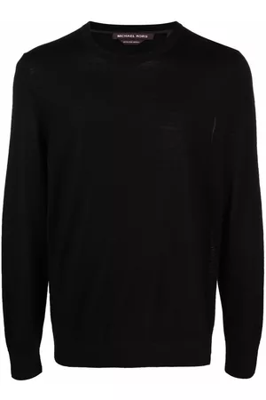 Michael Kors Top manga larga con cuello redondo
