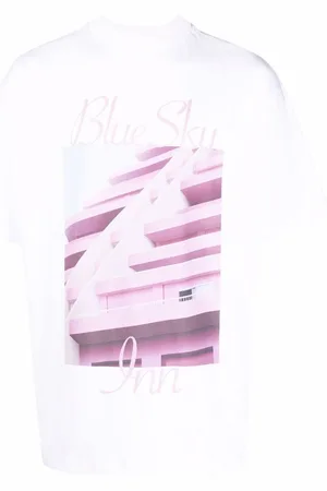 BLUE SKY INN Playera con logo estampado