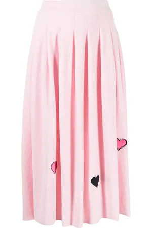 Natasha Zinko Falda con corazones estampados