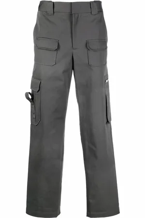 Helmut Lang Pantalones rectos de sarga