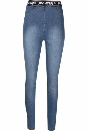 Philipp Plein Leggins con logo en la cinturilla