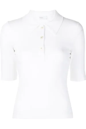 ROSETTA GETTY Short-sleeve cotton polo shirt