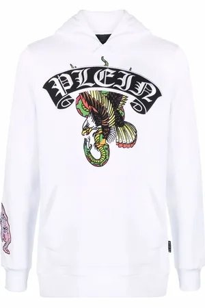 Philipp Plein Hoodie con logo estampado