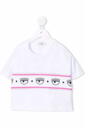 Chiara Ferragni Playera con franja del logo