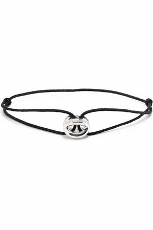 Le Gramme Pulsera de cuerda Entrelacs de 3g con diamantes