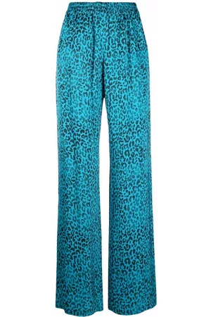 Golden Goose Pantalones rectos con estampado de leopardo