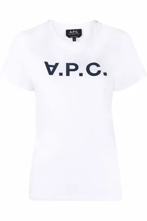 A.P.C. Playera con logo estampado