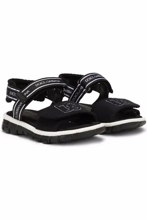 Dolce & Gabbana Sandalias con cierre autoadherente y logo DG