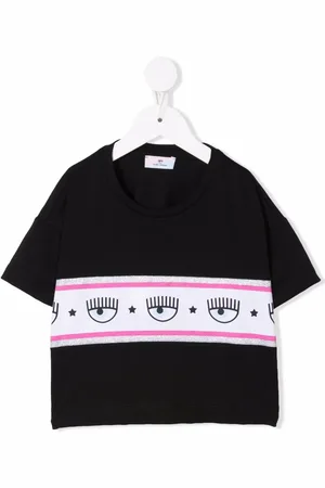 Chiara Ferragni Playera con franja del logo