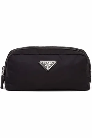 Prada Neceser con placa del logo