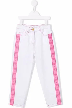 Chiara Ferragni Jeans con franjas del logo