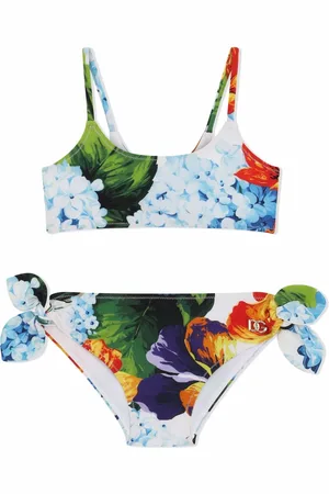 Dolce & Gabbana Bikini con estampado de hortensias