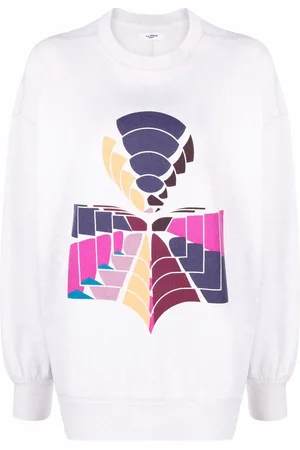 Marant Etoile Sudadera Mindy con logo estampado