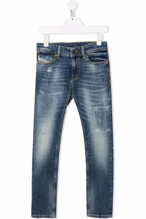 Diesel Jeans slim con efecto desgastado