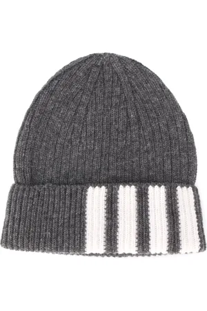 Thom Browne Gorro tejido con 4 rayas