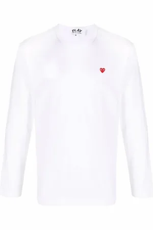 Comme des Garçons Playera con detalle de parche