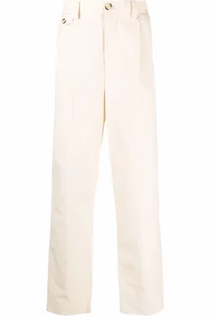 Nanushka Pantalones rectos con pinzas