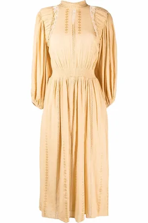 Marant Etoile Vestido con detalle fruncido