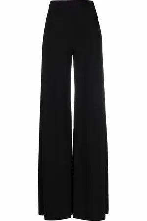 Norma Kamali Pantalones anchos con tiro alto