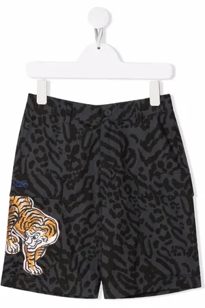 Kenzo Shorts con tigre estampado