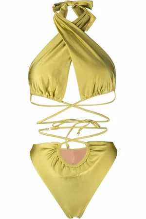 Noire Swimwear Traje de baño con cuello halter
