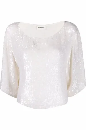 P.A.R.O.S.H. Blusa bordada con lentejuelas