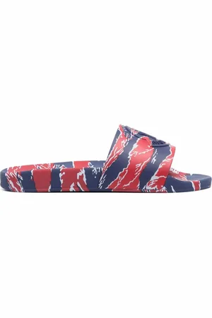 Moncler Flip flops con montaña estampada