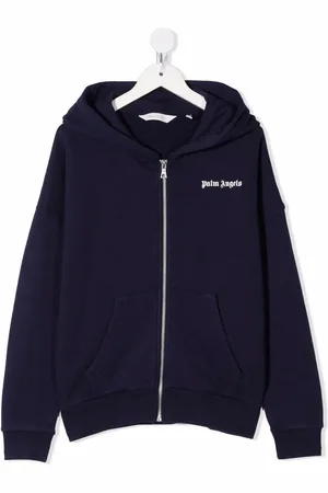 Palm Angels Chamarra con capucha y logo en el pecho