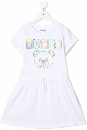 Moschino Vestido estilo playera con logo bordado