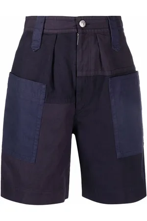 Marant Etoile Shorts con diseño de patchwork