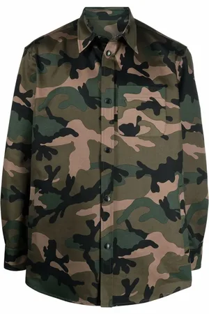 VALENTINO GARAVANI Sobrecamisa con estampado militar