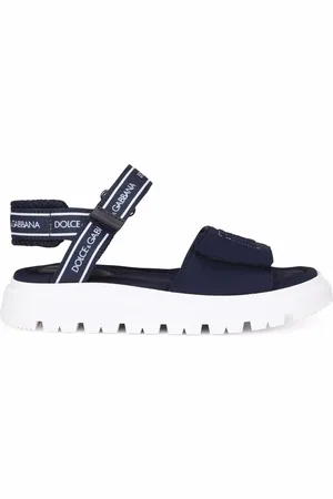 Dolce & Gabbana Sandalias con cierre autoadherente y logo DG