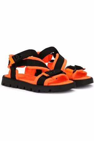 Dolce & Gabbana Sandalias planas con cierre autoadherente