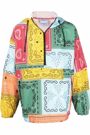 MARCELO BURLON Chamarra con estampado de bandana