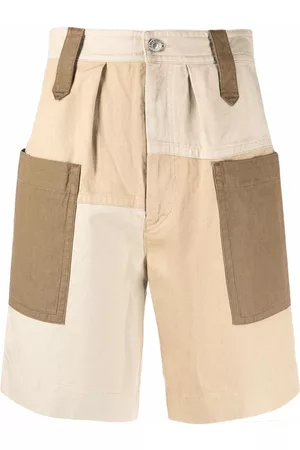 Marant Etoile Shorts con diseño de patchwork