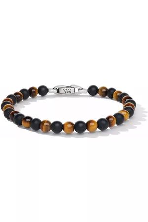 David Yurman Pulsera Spiritual Beads Alternating en plata de ley de 6mm