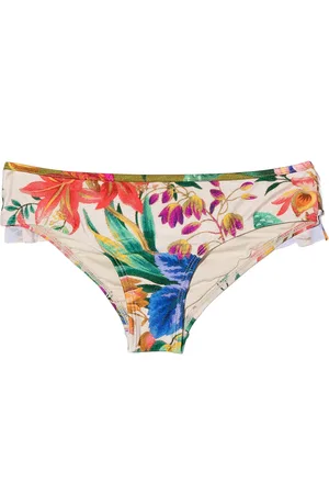 ZIMMERMANN Bikini bottom con motivo Tropicana
