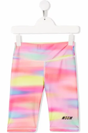 Msgm Shorts con estampado tie-dye