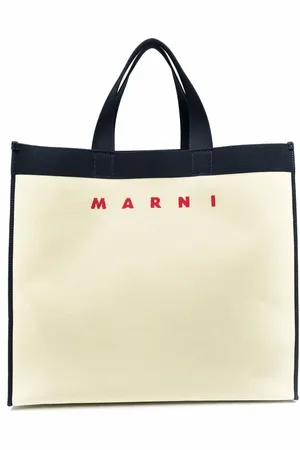 Marni Tote con logo estampado