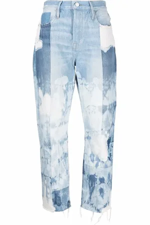 Frame Jeans con diseño patchwork
