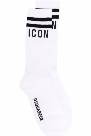 Dsquared2 Calcetines con logo en intarsia